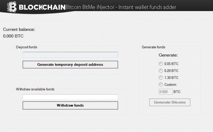 Blockchain Bitcoin BitMe iNjector