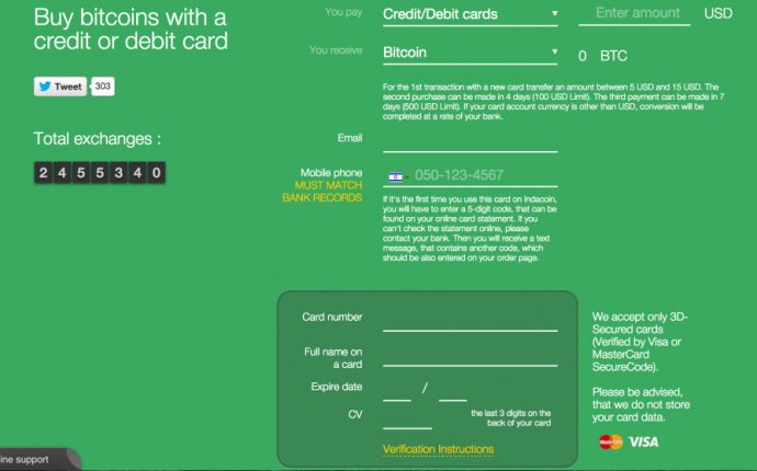 How to get Bitcoins with credit card?