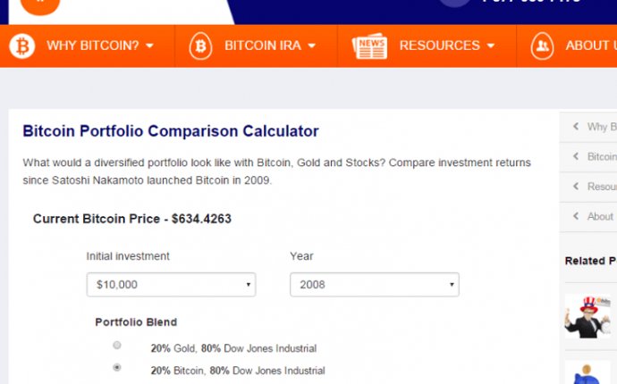 Bitcoin investment Calculator