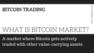 Bitcoin Trading Bitcoin Market